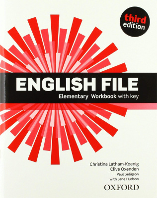 English File 3rd Edition Elementary: Workbook  обложка книги